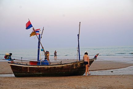 Fishing boat on the beach