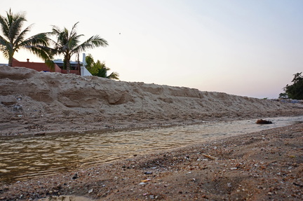 Sand all and a mini river