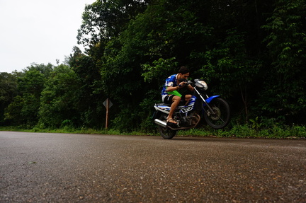 Wheelie practice