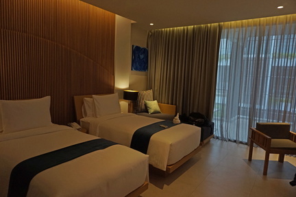 The twin bed at Radisson Blu
