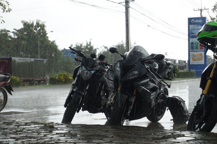 Bikes in the Rain