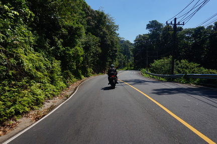 On the way to the resort