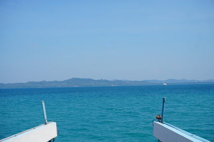 On the ferry back to the mainland
