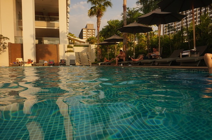 The main pool at holiday inn Pattaya
