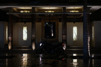 By the entrance