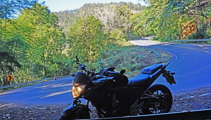 One of the many hairpin turns