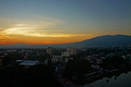 Back in Chiang Mai for the sunset