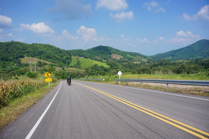 Mountain views from the road