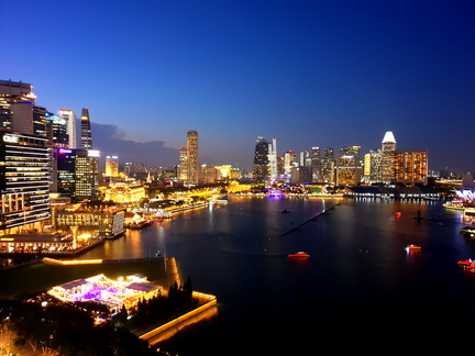 Singapore at night