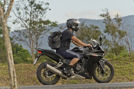 jo on his bike