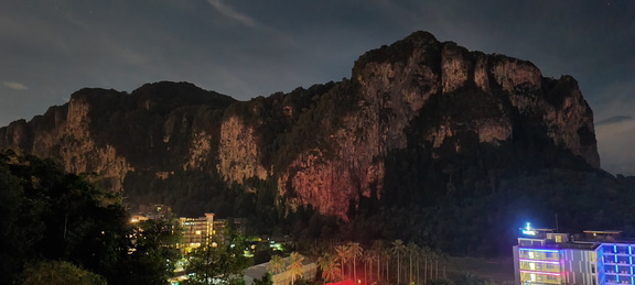 View of the mountain in Ao Nang
