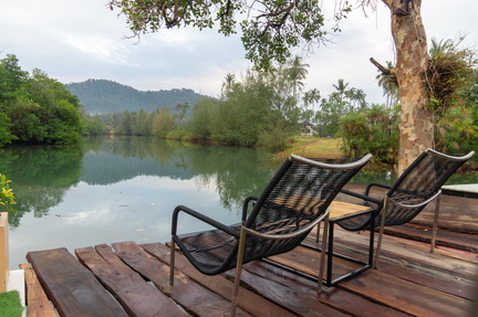 Seating by the river