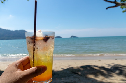 drink by the beach
