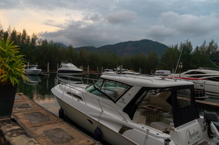 Yacht in the Marina
