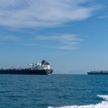 Ships waiting in the bay