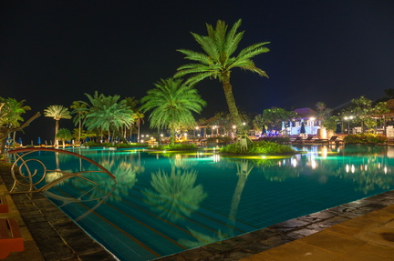 The Main Pool at Night
