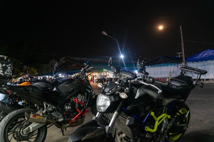 Bikes at night